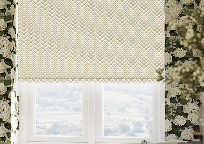Scallop and Bud, Cashmere - Twist&Fit Roller Blind - Image 5